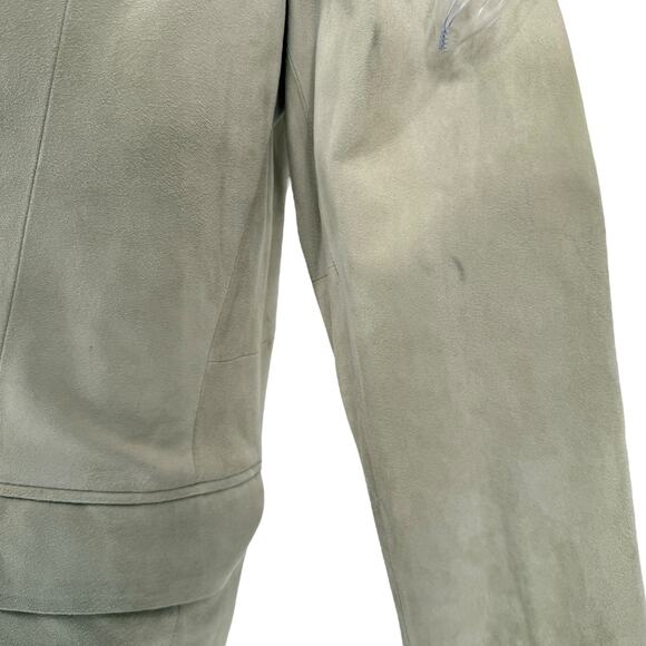 Robert Graham Casual Cream Suede Sport Coat Blazer Jacket Size 40 - Picture 4 of 16